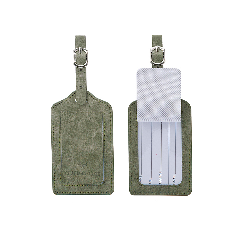 Travel Accessories On Plane - PU Leather Aircraft Logo Luggage Tag,
