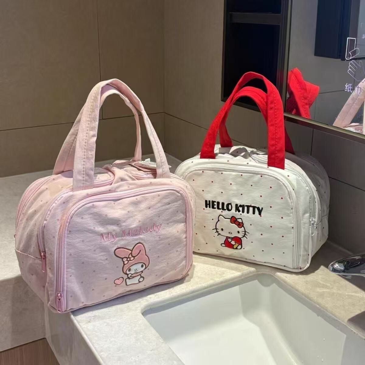Travel Accessories Needed - Cute Anime Makeup Bag Cartoon Large