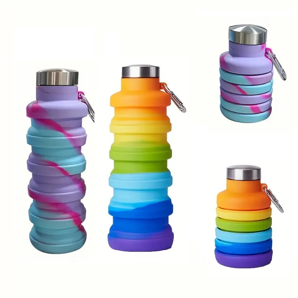 500ml Foldable Silicone Water  - огляд і ціна Water Bottle Collapsible