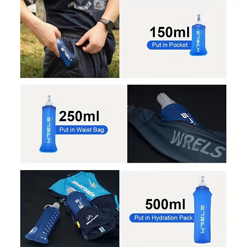 WRELS Portable Sports Soft Fla - огляд і ціна Water Bottle Collapsible