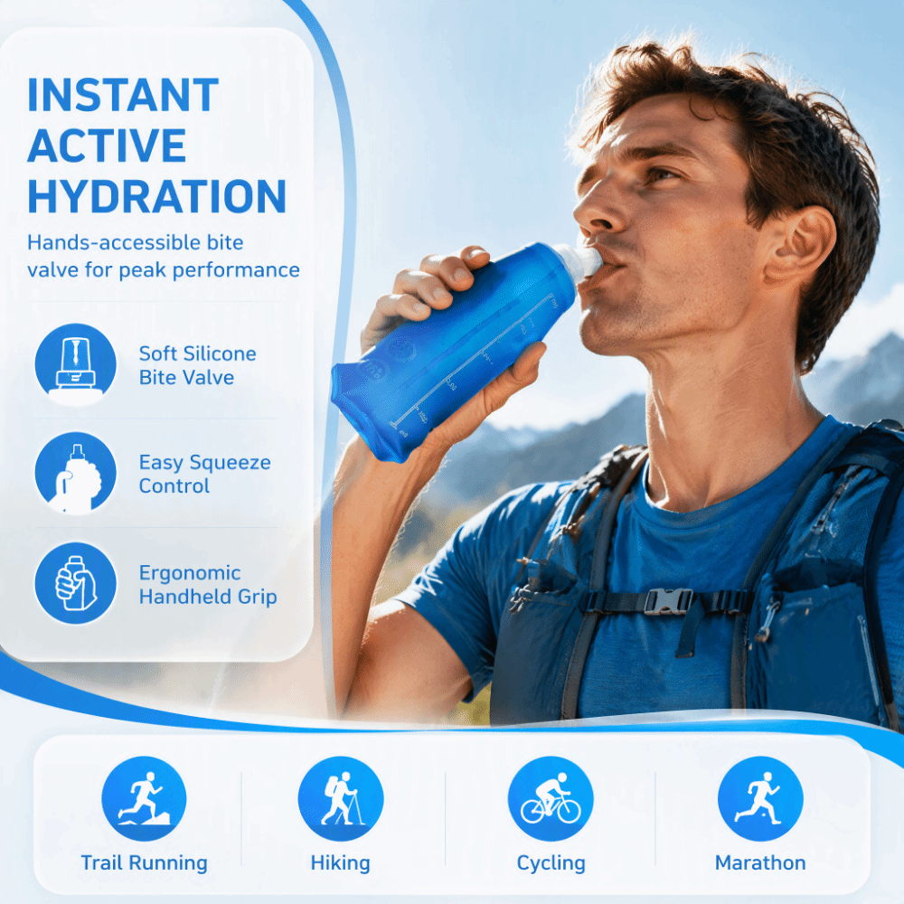 2 Pack Convenient TPU Collapsi - огляд і ціна Water Bottle Collapsible