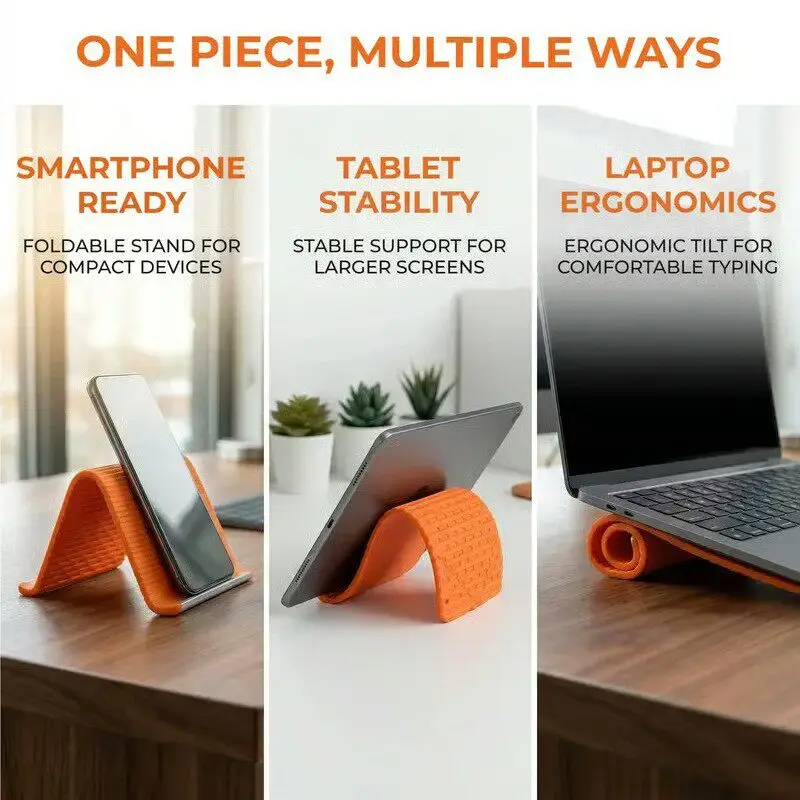 Silicone Foldable Phone Stand  - огляд і ціна Travel Accessories Gifts