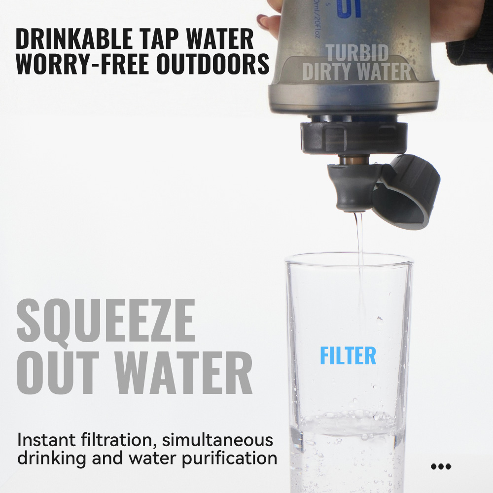 WRELS Soft Water Bottle with F - огляд і ціна Water Bottle Collapsible