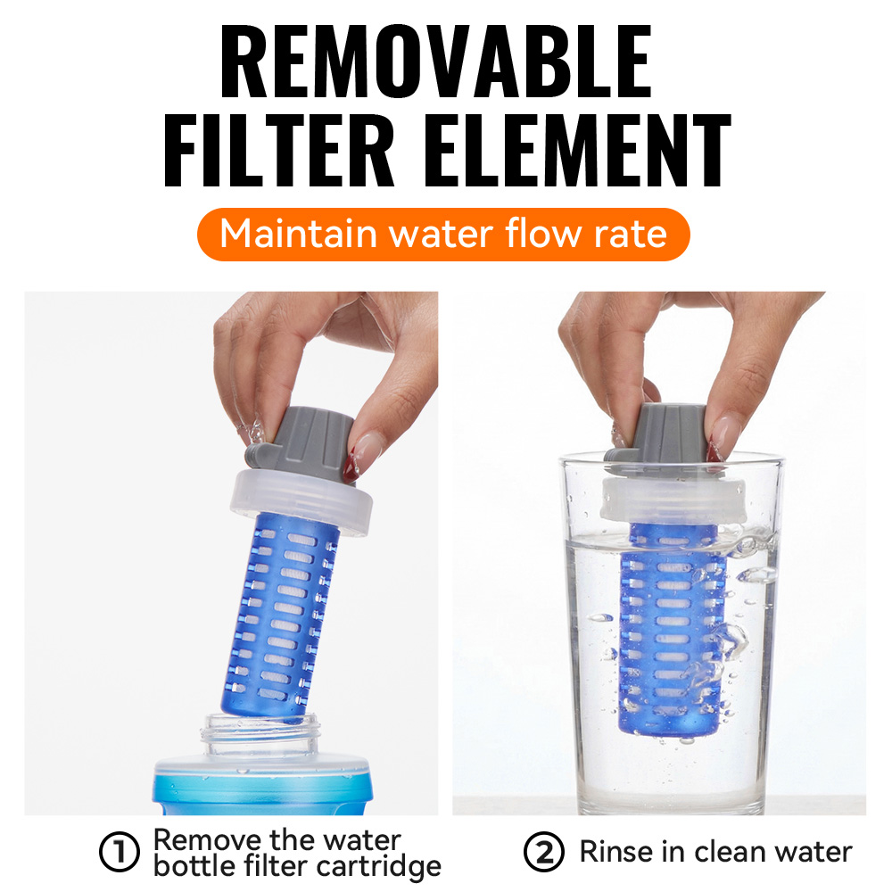 WRELS Soft Water Bottle with F - огляд і ціна Water Bottle Collapsible