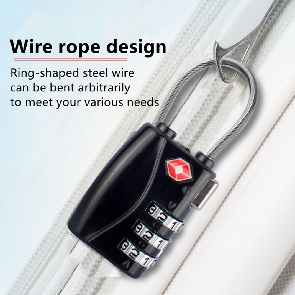 Waterproof Cable Luggage Lock  - огляд і ціна Cable Lock Combination