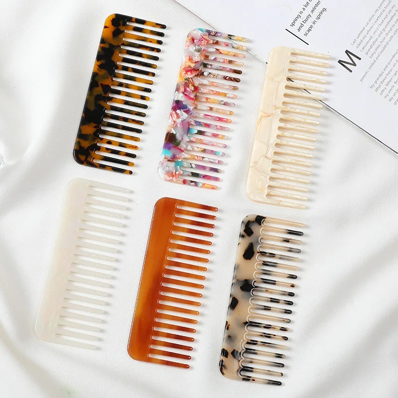 Wide Teeth Acetate Hair Combs  - огляд і ціна Travel Accessories Needed