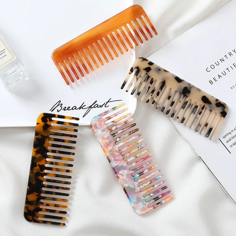 Wide Teeth Acetate Hair Combs  - огляд і ціна Travel Accessories Needed