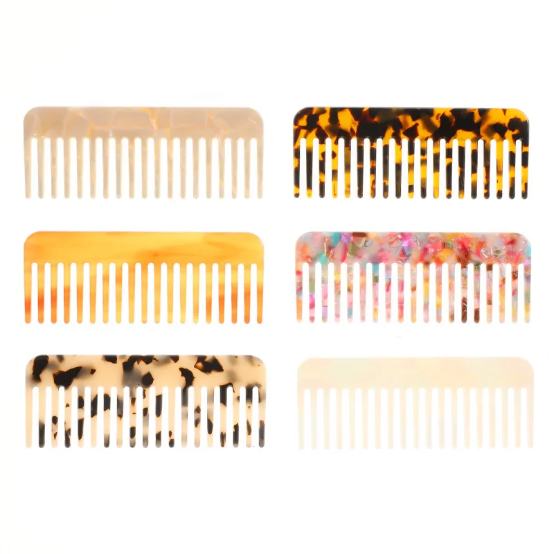 Wide Teeth Acetate Hair Combs  - огляд і ціна Travel Accessories Needed