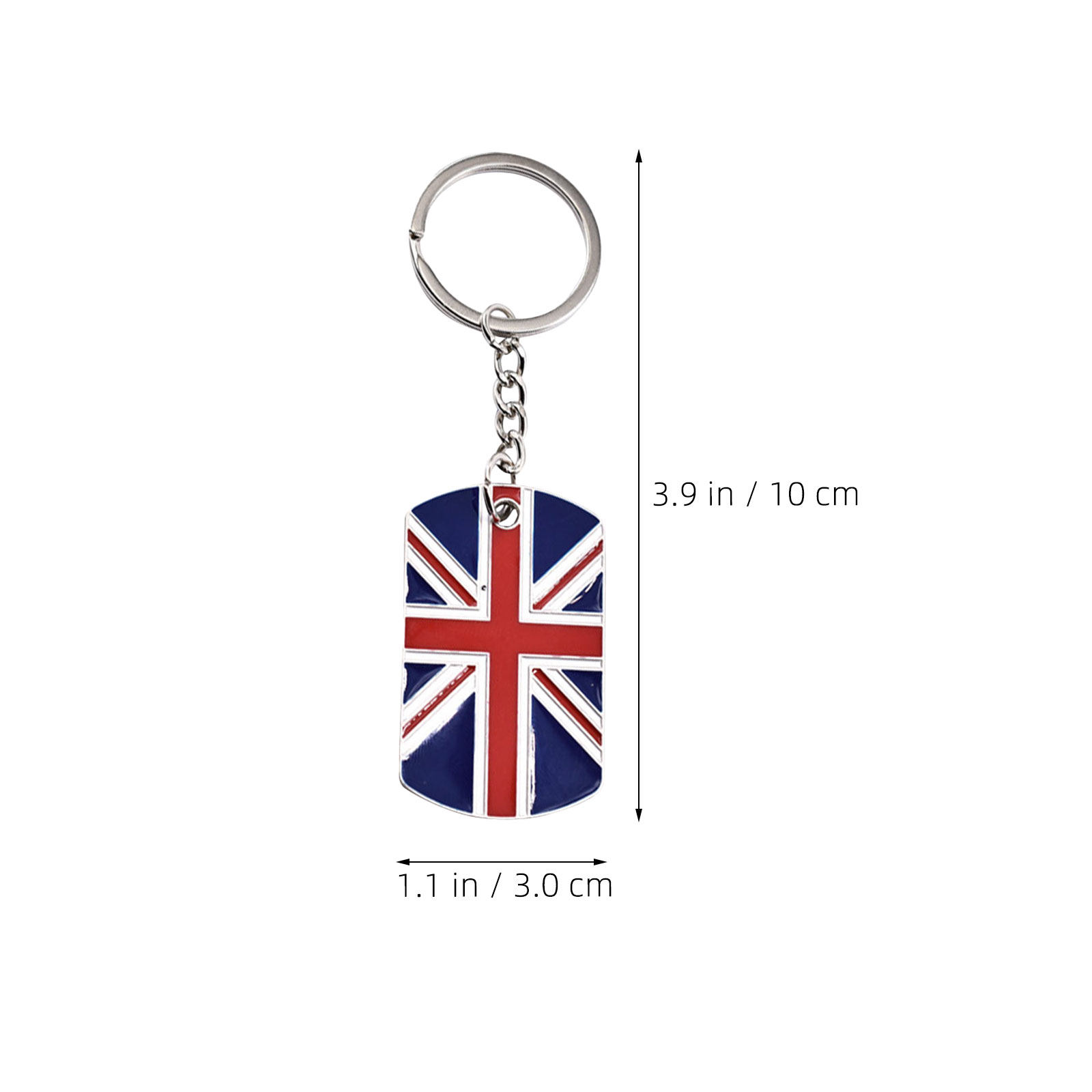 3Pcs British Flag Keychain Zin - огляд і ціна Travel Accessories London