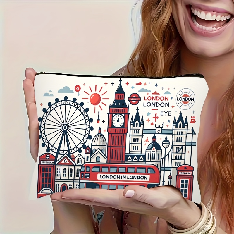 London Building Pattern, Multi - огляд і ціна Travel Accessories London
