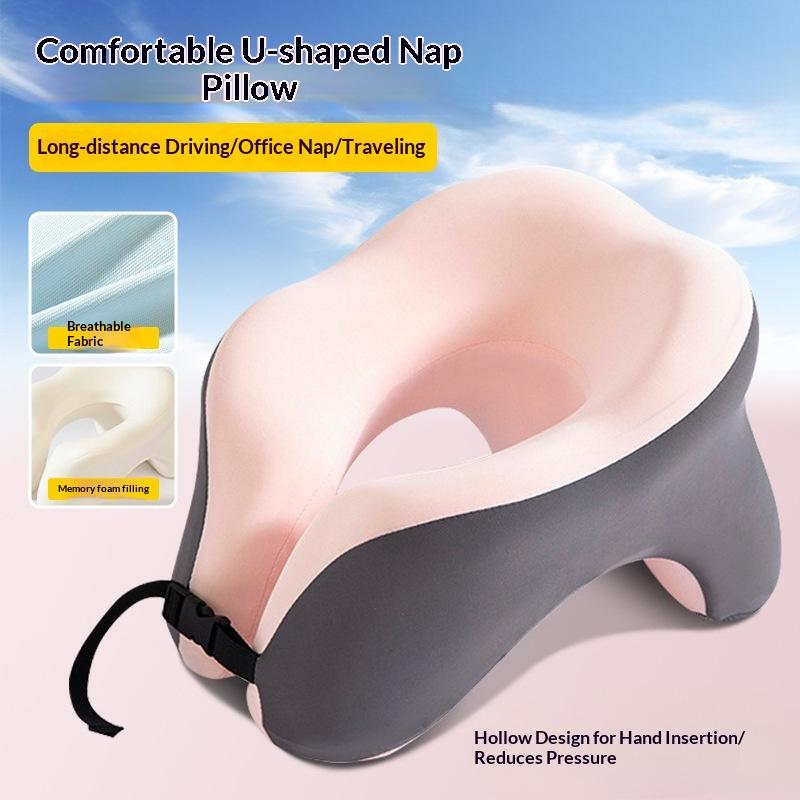 Portable U-shaped Travel Pillo - огляд і ціна Neck Pillow Memory Foam