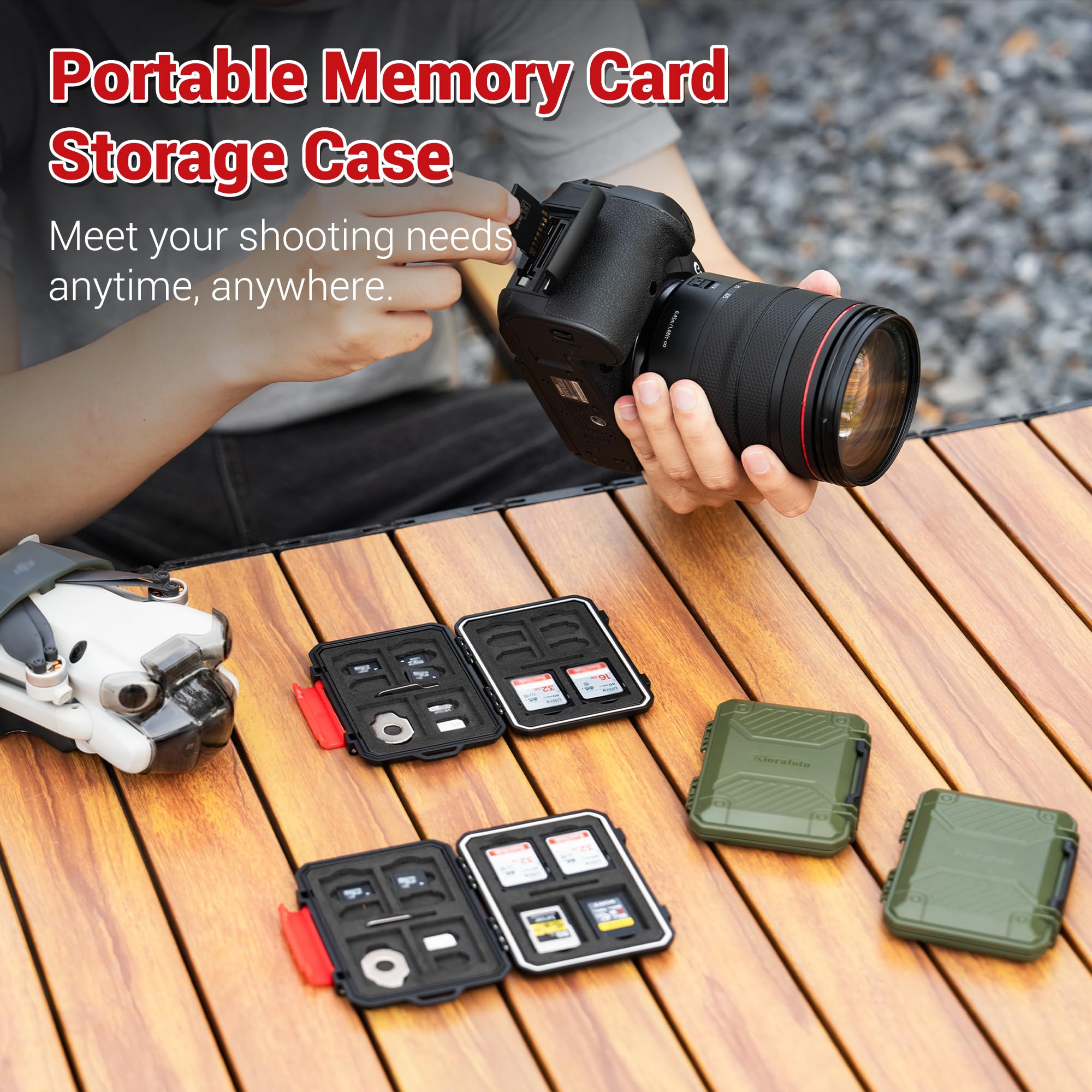 18 Slot Waterproof Memory Card - огляд і ціна Sim Card Holder Case