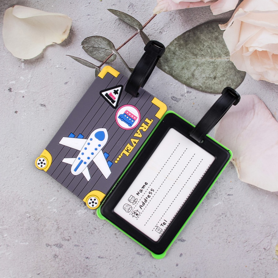 Soft PVC Luggage Tags Plane Pa - огляд і ціна Travel Accessories On Plane