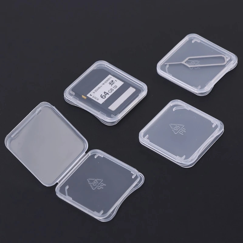 20/10/5/1PCS Transparent TF/SD - огляд і ціна Sim Card Holder Case
