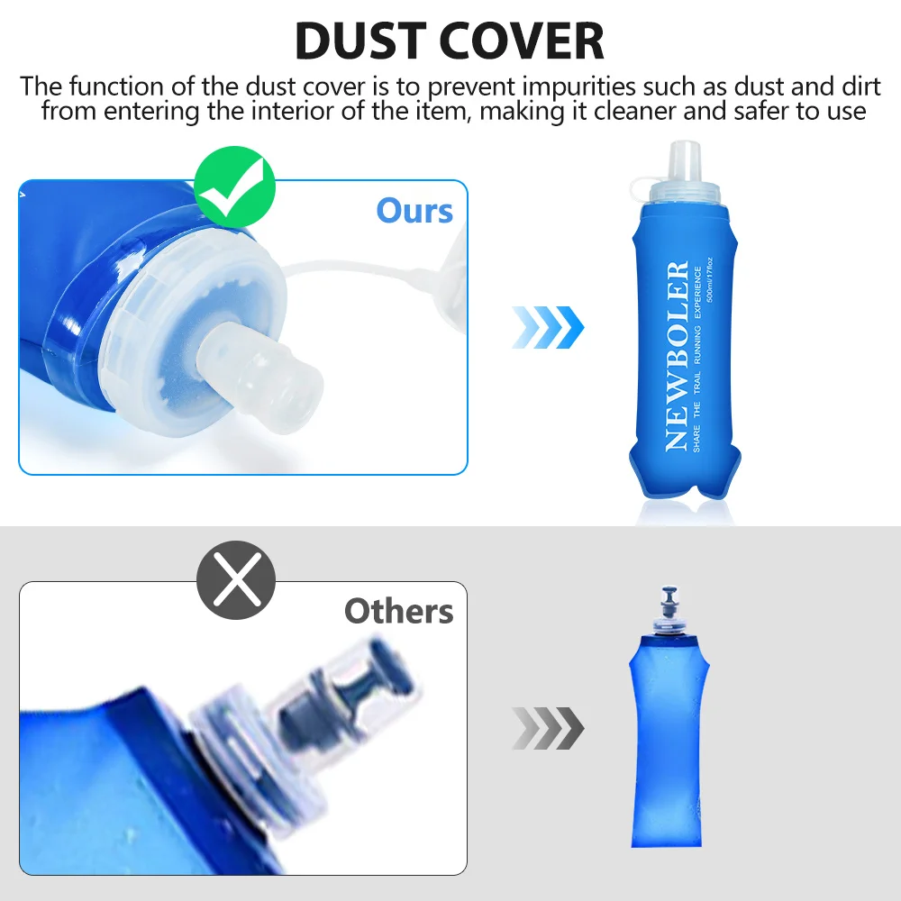 NEWBOLER 300/500ML Water Bottl - огляд і ціна Water Bottle Collapsible