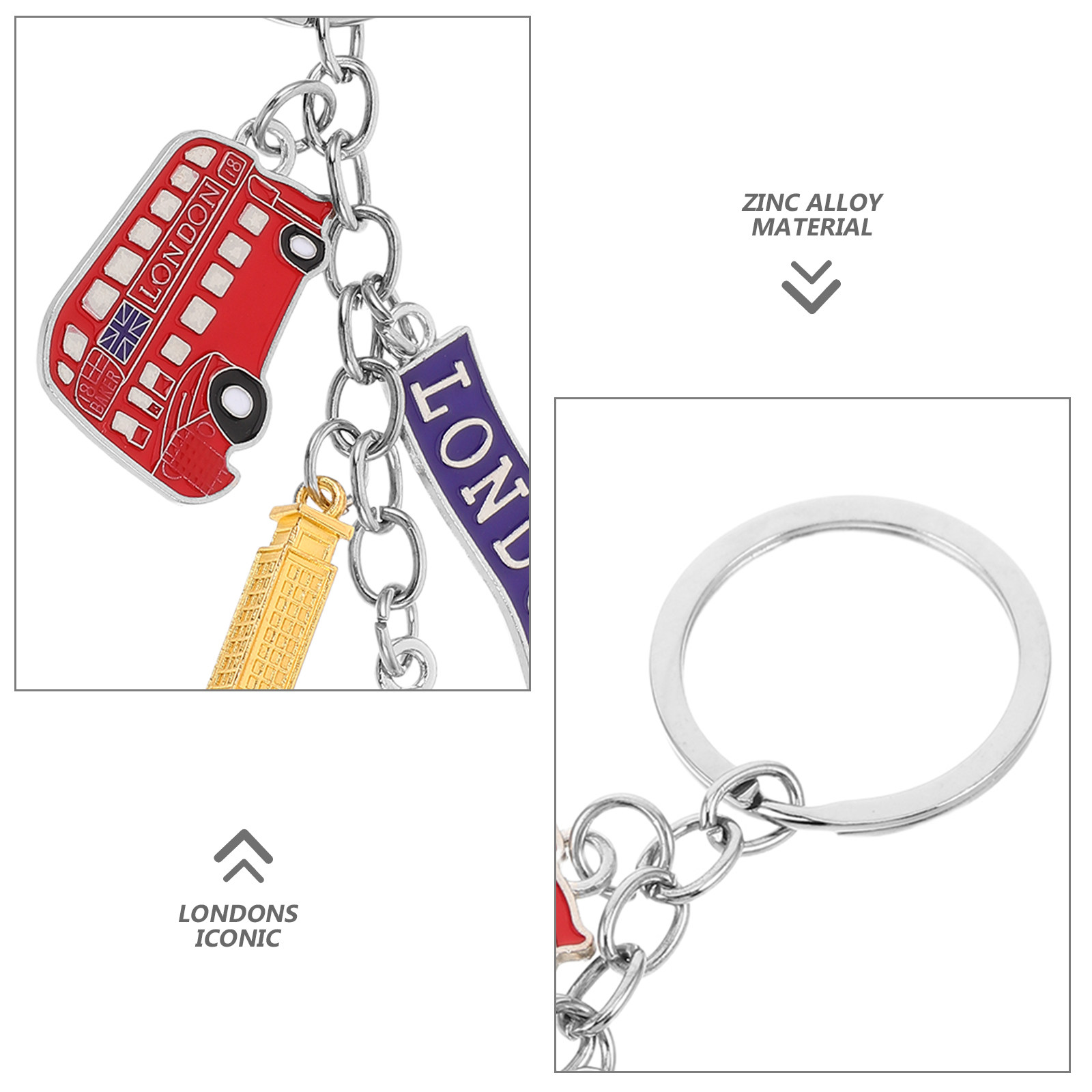2Pcs British Themed England Ke - огляд і ціна Travel Accessories London