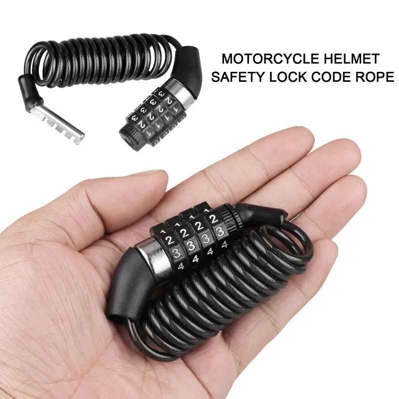 Motorcycle Bicycle Anti-Theft  - огляд і ціна Cable Lock Combination