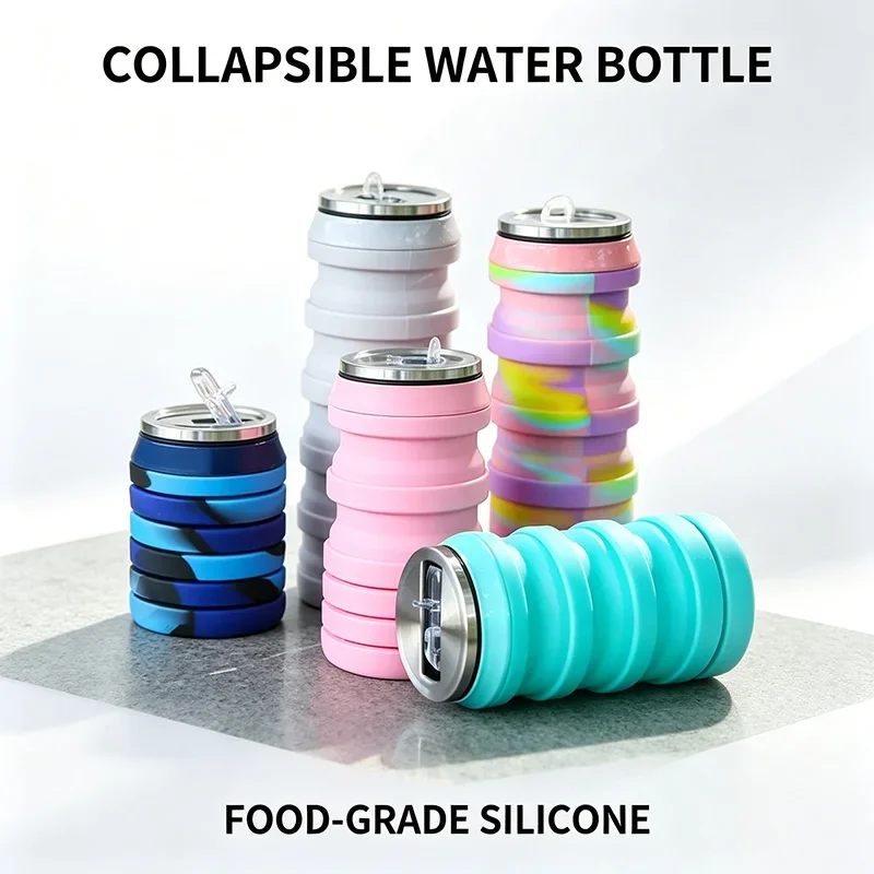 480ML Retractable Silicone Wat - огляд і ціна Water Bottle Collapsible
