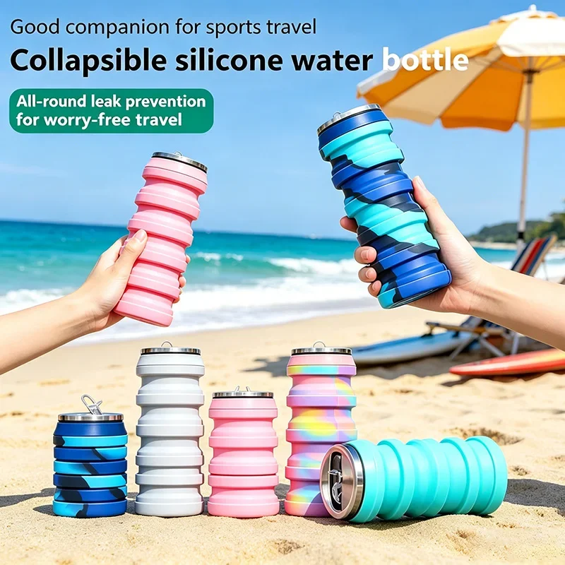 480ML Retractable Silicone Wat - огляд і ціна Water Bottle Collapsible