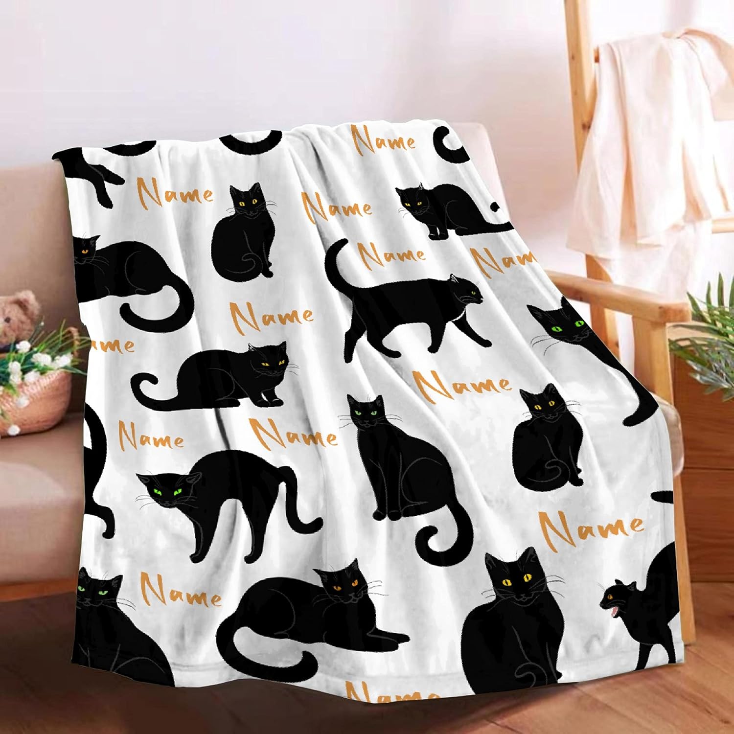Cute Cat Print Throw Blanket P - огляд і ціна Travel Accessories Gift Ideas