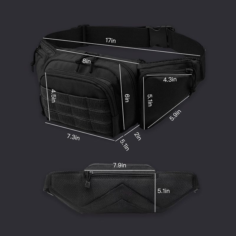 600D Oxford Multi-Pocket Waist - огляд і ціна Travel Accessories Bike
