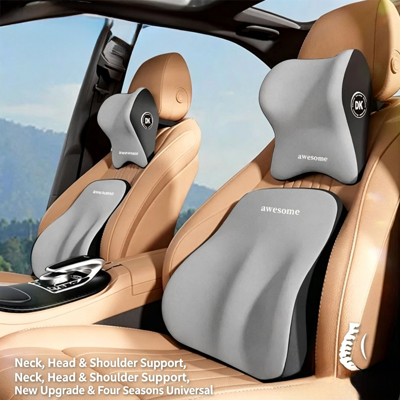 Car Neck Pillow & Lumbar Suppo - огляд і ціна Neck Pillow Memory Foam
