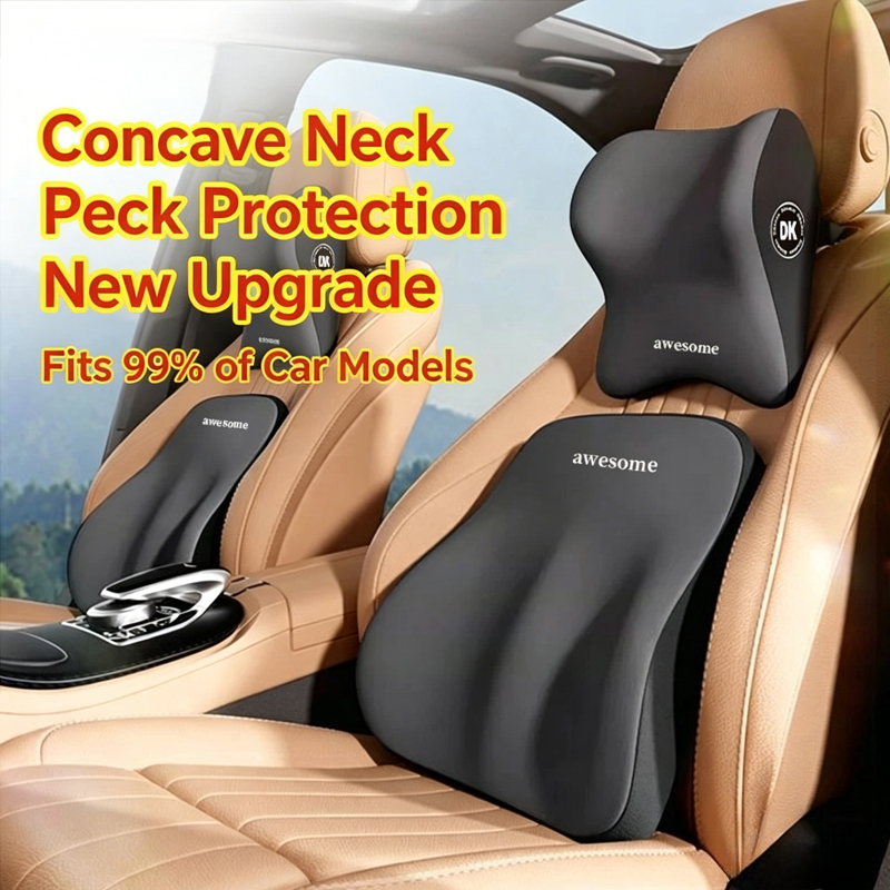 Car Neck Pillow & Lumbar Suppo - огляд і ціна Neck Pillow Memory Foam