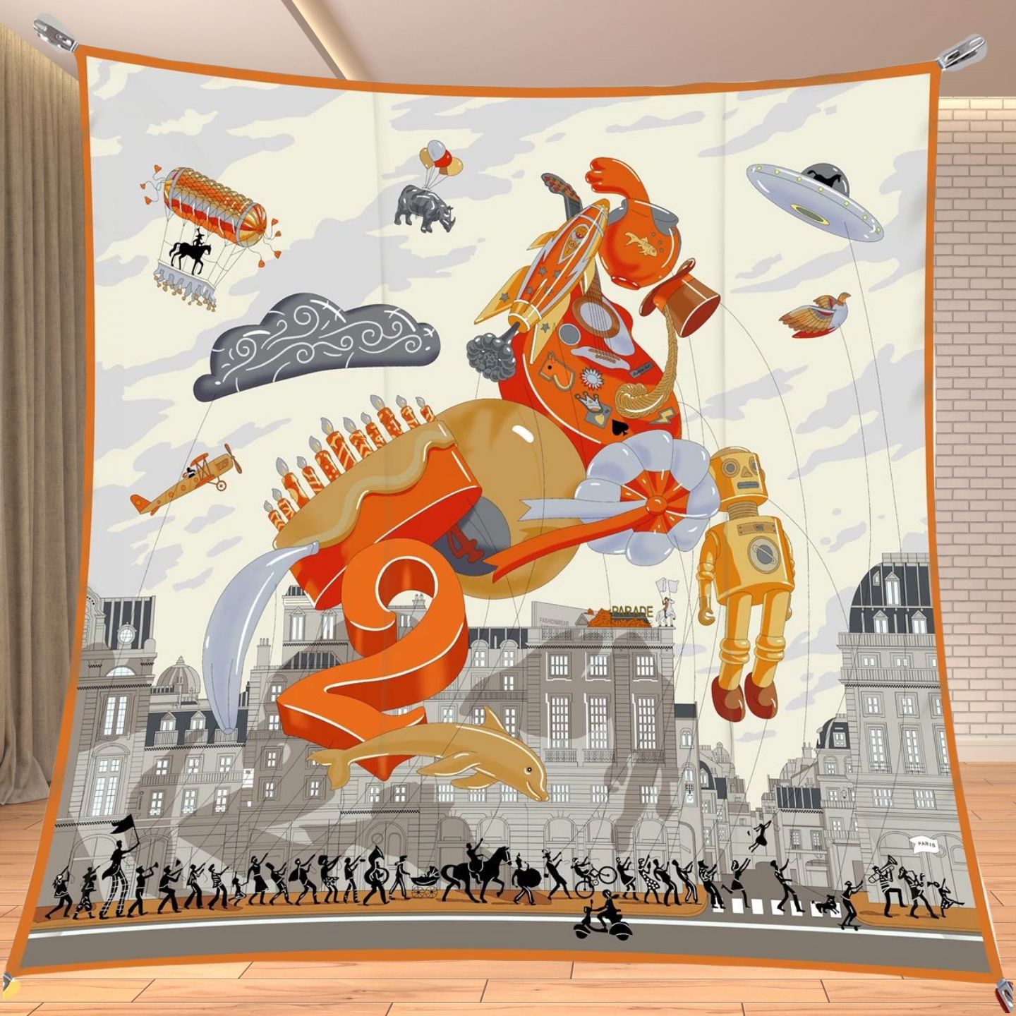 90cm Twill Silk Like Square Sc - огляд і ціна Travel Accessories Gifts