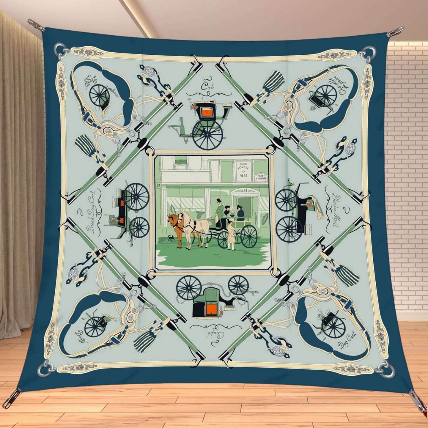90cm Twill Silk Like Square Sc - огляд і ціна Travel Accessories Gifts