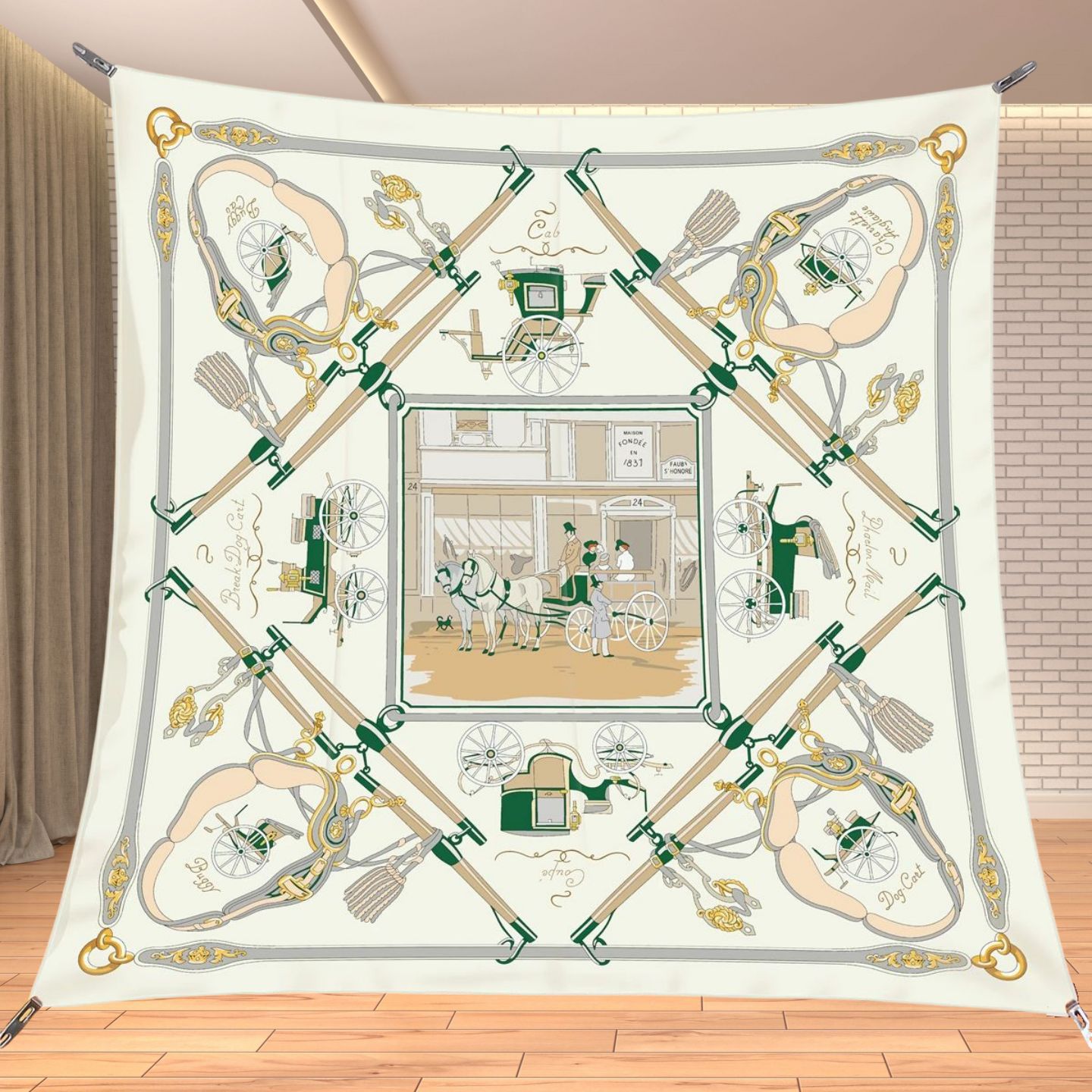 90cm Twill Silk Like Square Sc - огляд і ціна Travel Accessories Gifts