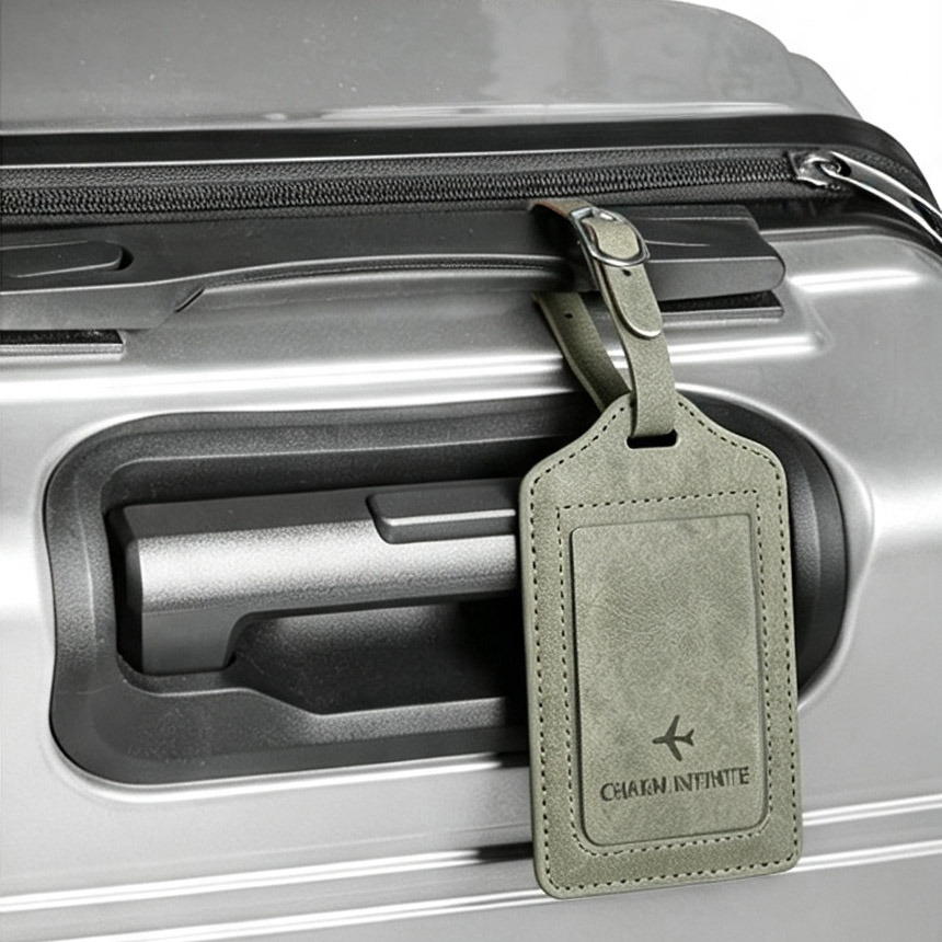 PU Leather Aircraft Logo Lugga - огляд і ціна Travel Accessories On Plane