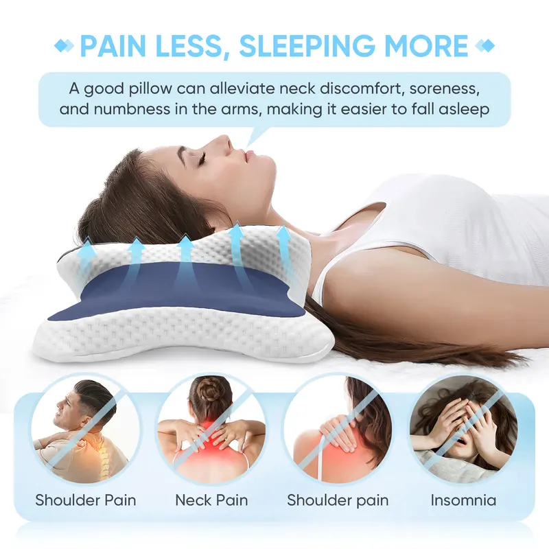 Memory Foam Pillow Cervical Pi - огляд і ціна Neck Pillow Memory Foam