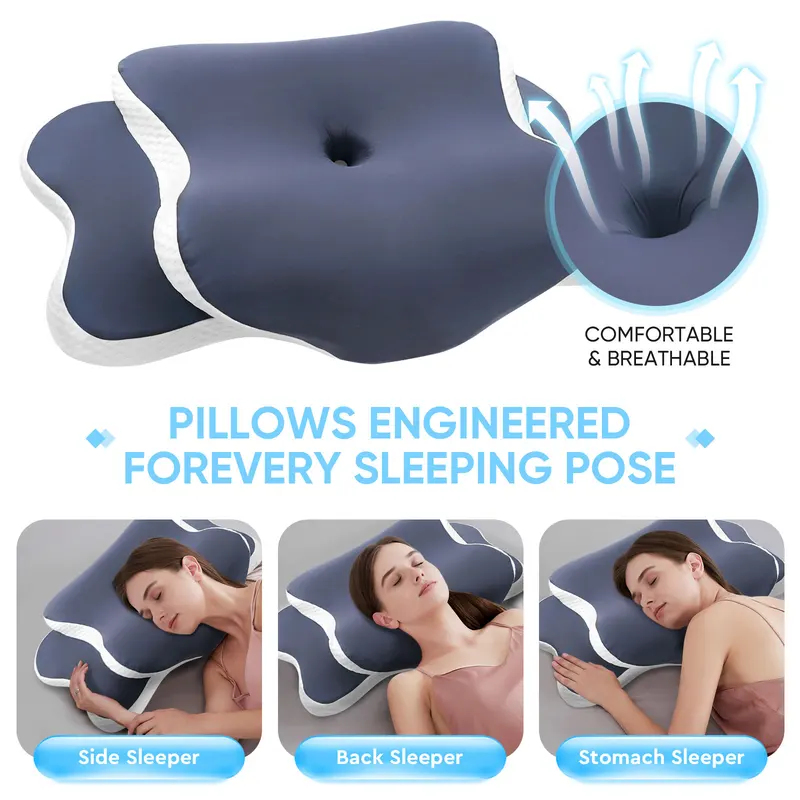 Memory Foam Pillow Cervical Pi - огляд і ціна Neck Pillow Memory Foam