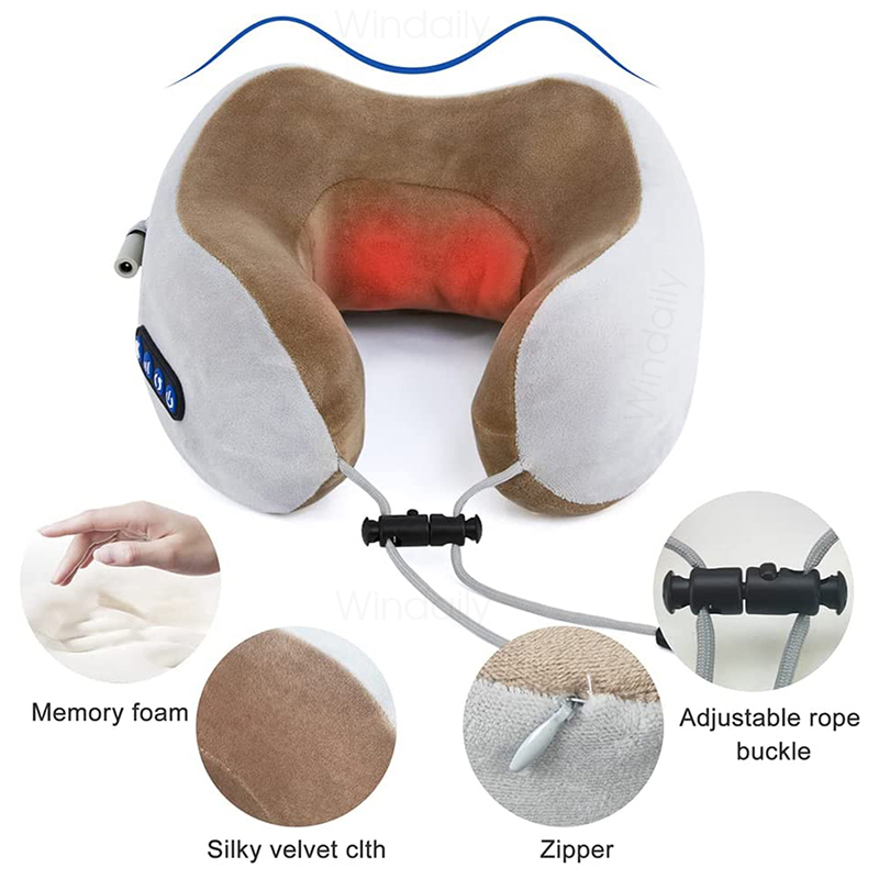 2025 Electric Neck Massager Vi - огляд і ціна Neck Pillow Memory Foam