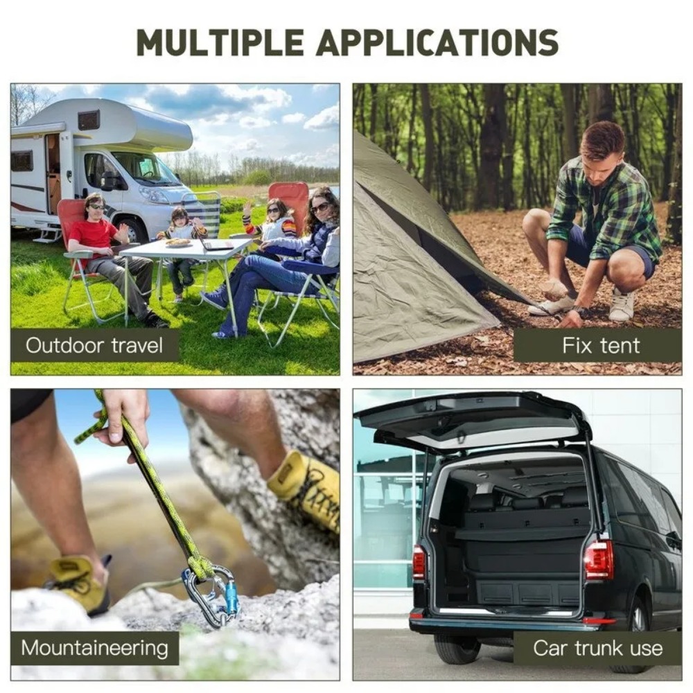 60-90cm 8mm Packing Ropes Outd - огляд і ціна Travel Accessories Bike