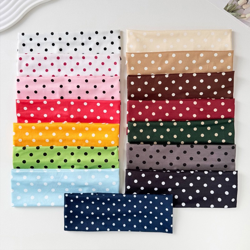2Pc Polka Dot Elastic Headband - огляд і ціна Travel Accessories Needed