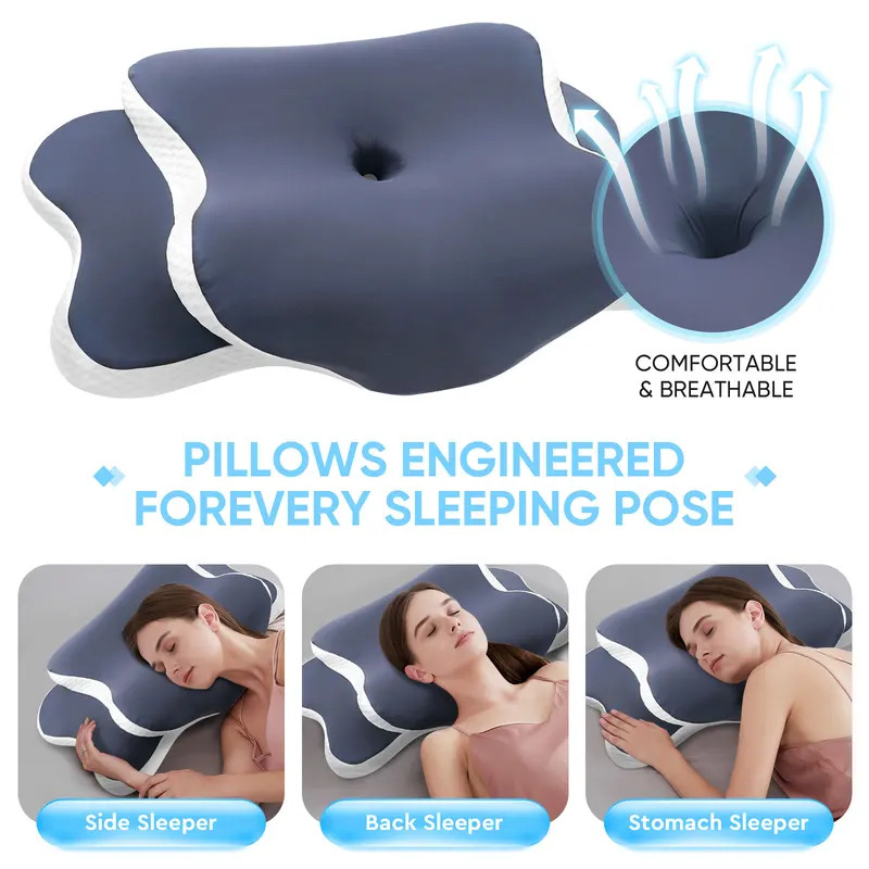 Memory Foam Pillow Cervical Pi - огляд і ціна Neck Pillow Memory Foam