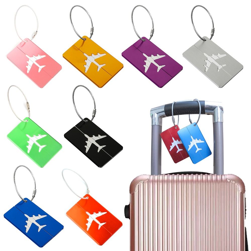 Aluminium Travel Luggage Tags  - огляд і ціна Travel Accessories On Plane
