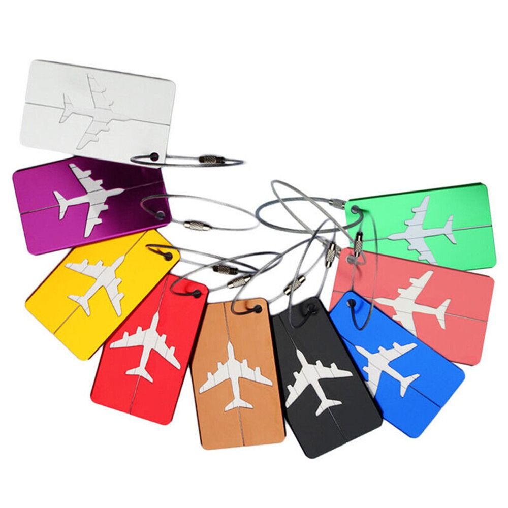 Aluminium Travel Luggage Tags  - огляд і ціна Travel Accessories On Plane
