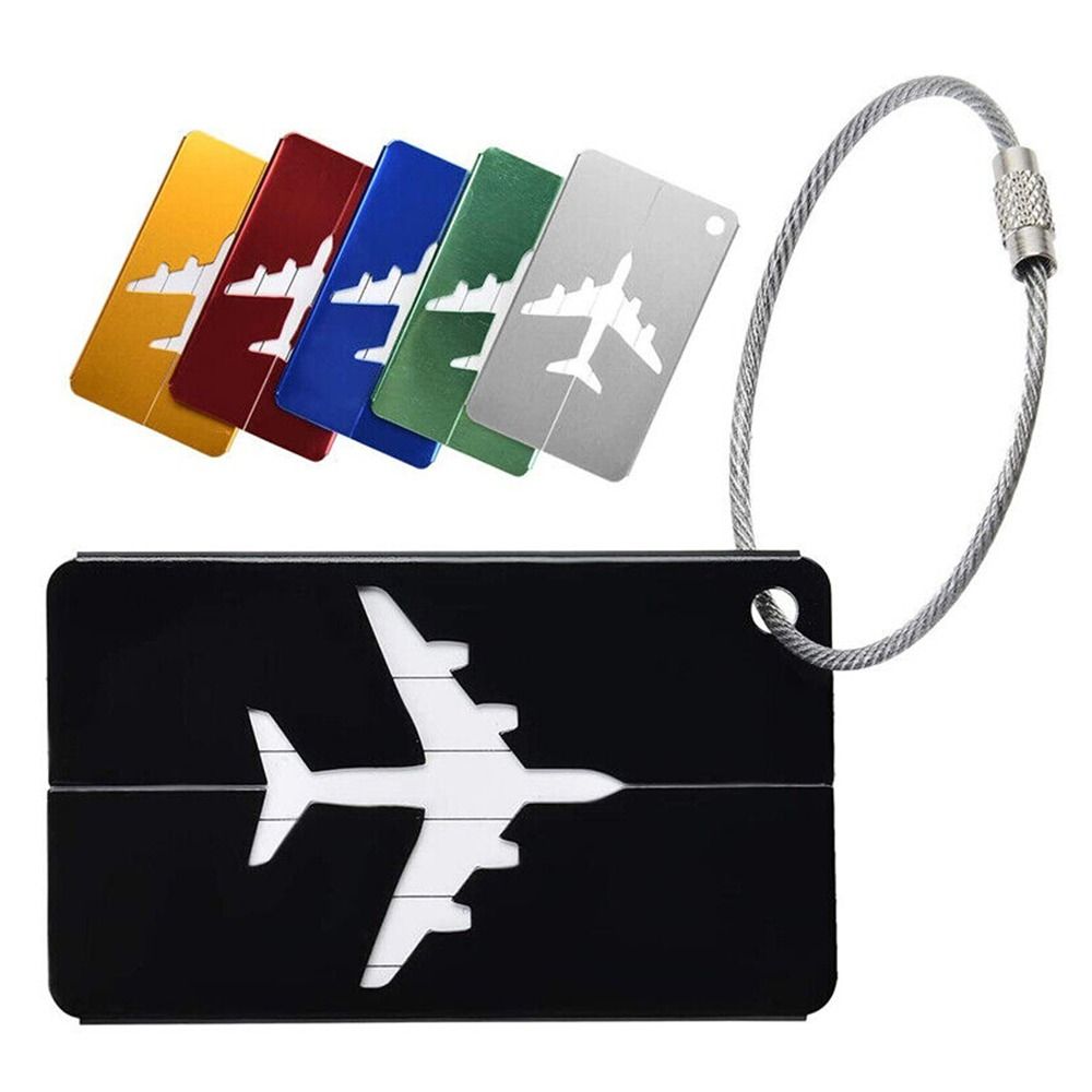 Aluminium Travel Luggage Tags  - огляд і ціна Travel Accessories On Plane