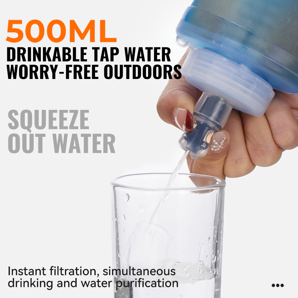 WRELS Water Filter Bottle Coll - огляд і ціна Water Bottle Collapsible