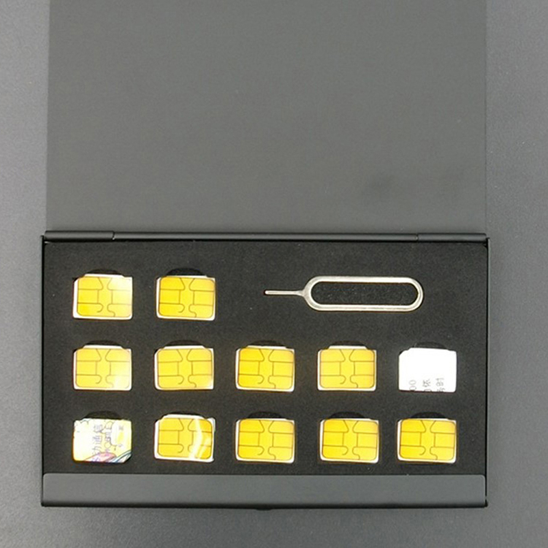 New 12-Slots-NANO+1-Slot-Card- - огляд і ціна Sim Card Holder Case