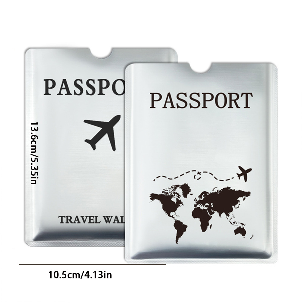 Aluminum foil passport protect - огляд і ціна Travel Accessories On Plane
