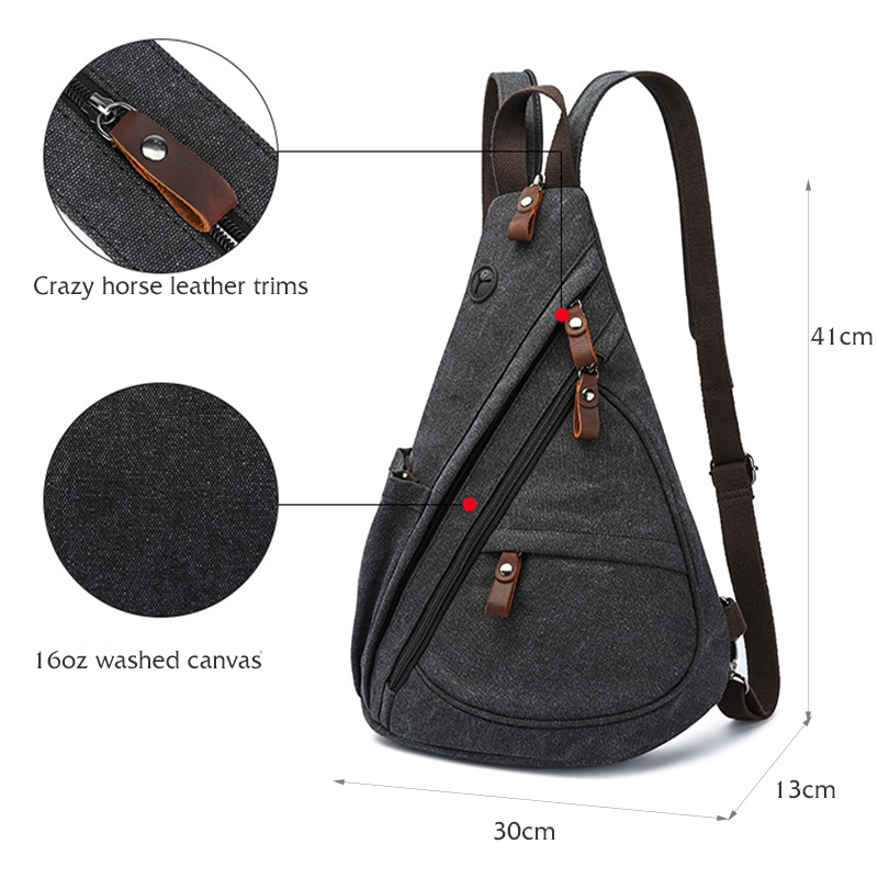 Canvas Sling Bag Convertible C - огляд і ціна Travel Accessories Bike