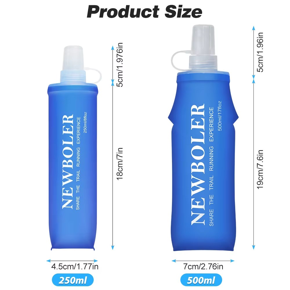 NEWBOLER 250ml/500ml Outdoor C - огляд і ціна Water Bottle Collapsible