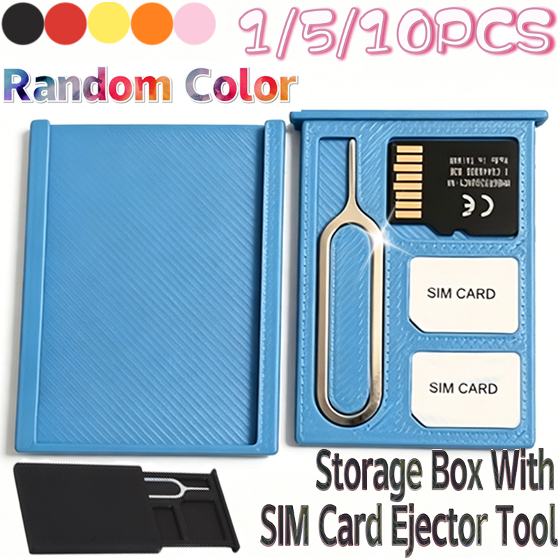 Portable PLA Memory Card Stora - огляд і ціна Sim Card Holder Case